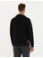 Erkek Siyah Regular Fit Kapüşonlu Sweatshirt 50273900-VR046 6