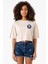 Star Trek Discovery Starfleet Command Bej Kadın Crop Tshirt 1