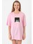 G-Dragon Home Sweet Home Pembe Kadın Oversize Tshirt 1