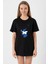Euro 24 Scotland Siyah Kadın Oversize Tshirt 1