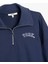 Üç Iplik Uzun Kollu Dik Yaka Yarım Fermuarlı Sweatshirt 5