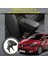 Renault Clio 4 2012-2019 Uyumlu Kol Dayama ve Kolçak Sürgülü Bardaklıklı Ayarlanabilir Siyah Deri 1