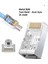 Metal Ez RJ45 Jack Yeni Nesil (Açık Uçlu) Soket Ez Plug Cat6 25 Adet 1