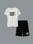 Lcw Kids Bisiklet Yaka Erkek Çocuk Şortlu Pijama Takımı 2