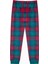 Çocuk Plaid Kırmızı Pijama Takımı 3