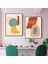 Soyut Tasarım Çerçeveli Poster - Pinterest Tarzı Modern, Şık Soyut Oturma Odası, Salon Tablosu 1