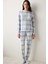 Sleepy Gingham Termal Pantolon Pijama Takımı 1