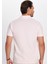 Erkek Slim Fit Dar Kesim Pamuk Pembe Polo Yaka Tişört 5