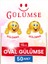 Oval Bayrak Içi Gülümse Yazısı Ile Emoji Baskılı Bayrak Kürdan 1
