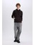 Regular Fit Kapüşonlu Kanguru Cepli İçi Yumuşak Tüylü Basic Düz Sweatshirt X8283AZ24AU 2