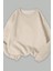 Kadın Siyah Bej Kahverengi 3 Iplik Düz Bisiklet Yaka 3lü Sweatshirt Set 4