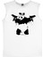 Uzi Tabancalı Panda Beyaz Kesik Kol / Kolsuz Erkek T-Shirt 2