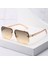 Erkekler Için Yeni Degrade Güneş Gözlüğü Moda Metal Büyük Çerçeve Güneş Gözlüğü Marka Tasarım Lüks Lunette De Soleil Homme UV400 Gözlük (Yurt Dışından) 3