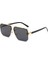 Erkekler Için Yeni Degrade Güneş Gözlüğü Moda Metal Büyük Çerçeve Güneş Gözlüğü Marka Tasarım Lüks Lunette De Soleil Homme UV400 Gözlük (Yurt Dışından) 4