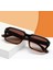 So & Eı Vintage Kare Kadın Güneş Gözlüğü Moda Çift Renk Erkekler Trend Punk Perçinler Degrade Güneş Gözlüğü Shades UV400 (Yurt Dışından) 4