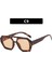 Vintage Kare Güneş Gözlüğü Kadın Retro Marka Ayna Güneş Gözlüğü Shuangqiao Moda Şeker Renkler Oculos De Sol Feminino (Yurt Dışından) 1