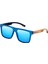 Hu Ahşap Yeni Yüksek Kaliteli Kare Güneş Gözlüğü Erkekler Için Polarize UV400 Moda Sunglass Ayna Spor Güneş Gözlüğü Sürüş Oculos (Yurt Dışından) 1