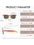 Ienjoy Dikdörtgen Güneş Gözlüğü Erkekler Kadınlar Retro Seyahat Gökkuşağı Güneş Gözlüğü Oculos Lunette De Soleil Femm (Yurt Dışından) 3