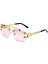 Erkekler Için Vintage Çerçevesiz Güneş Gözlüğü Steampunk Güneş Gözlüğü Retro Kadınlar Punk Moda Gözlük Retro Shades Gafas De Sol Sonnenbrill (Yurt Dışından) 1