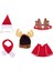 Bir Stil 2021 Newyear Pet Kedi Köpek Yavrusu Eşarp Şapka Pelerin Kafa Noel Giysileri Kostümler Hediye Noel Noel Baba Kırmızı Pet Kostüm Kış (Yurt Dışından) 4