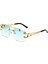 Erkekler Için Vintage Çerçevesiz Güneş Gözlüğü Steampunk Güneş Gözlüğü Retro Kadınlar Punk Moda Gözlük Retro Shades Gafas De Sol Sonnenbrill (Yurt Dışından) 2
