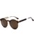 Retro Yuvarlak Güneş Gözlüğü Kadın Erkek Marka Tasarım Şeffaf Kadın Güneş Gözlüğü Erkekler Oculos De Sol Feminino Lunette Soleil UV400 (Yurt Dışından) 1