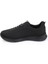 Siyah Fileli Günlük Bağcıklı Çocuk Sneaker Ayakkabı (36-40) 4