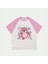 Beyaz Pembe Reglan Cute Bear T-Shirt 1