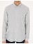 Erkek Lacivert Regular Fit Çizgili Uzun Kollu Gömlek 50295253-VR033 6
