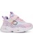 Kız Çocuk Bebek Işıklı Yazlık Hafif Rahat Cırtlı Günlük Sneaker Bebe Spor Ayakkabı (22-25) 1