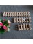 6X30CM Tarzı Kuş Kafesi Aksesuarları Hamster Ürünleri Pet Malzemeleri Papağan Oyuncak Ahşap Merdiven Sallanan Tırmalayıcı Dallı Tünek Yuvarlak Kütük (Yurt Dışından) 3