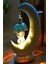 Dekoratif Bebek Çocuk Odası Ay Şekilli LED Gece Lambası Masaüstü LED Işık Masa & Gece Lambası 14 cm 4
