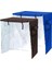 Kahve Stili 1pc Açık Kuş Kafesi Örtüsü Anti-Yağmur Açık Hayvan Kafesi Tente Kuş Örtüsü Ev Toz Örtüsü Gümüş ve Yağmur Kaplı (Yurt Dışından) 2