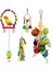 HGA002253 Stili Muhabbet Kuşu Kombinasyon Oyuncakları Kuş Kemirilebilir Isırma Tırmanma Halat Salıncağı Pamuk Halat Isırma Dizesi ve Oyuncaklar Muhabbet Kuşları Için Kafeste Oyun (Yurt Dışından) 5