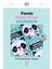 Panda Desenli Eğlenceli, Aydınlatıcı Kağıt Maske Lamelin Animal Panda Mask 2
