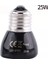 25W Tarzı 60X60 220V Uzak Kızılötesi Isıtma Lambası Siyah Seramik E27 Pet Isıtıcı Ampul Tavuk Kaplumbağa Kertenkele Sürüngen Işık (Yurt Dışından) 1