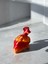 Heart Tasarım Vazo - Geometrik Kalp Dekoratif Vazo - 20 cm - Sert Plastik 4