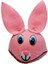 Çocuk Tavşan Şapkası Pembe Renk 1