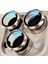 Iphone 16 Pro / 16 Pro Max Ile Uyumlu Darbeye Dayanıklı Mekanizmalı Safir Kamera Lens Koruyucu Bakır 3
