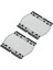 2x Braun Tıraş Makinesi Için Yedek Folyo Desteği M90 M60 P40 P50 P60 P70 555 575 Jilet Aksesuarları Tıraş Örgü Izgara Ekran (Yurt Dışından) 1