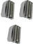 3x Braun Serisi 7 Tıraş Makinesi 70S Yedek Elektrikli Tıraş Makinesi Başlıkları 720S 790CC 760CC 765C 795CC 9565 9585 7840S Gümüş (Yurt Dışından) 1