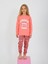 Kız Çocuk Uzun Kollu %100 Pamuklu Pijama Takımı 6/9 Yaş 1