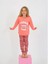 Kız Çocuk Uzun Kollu %100 Pamuklu Pijama Takımı 6/9 Yaş 4