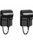 2x Gmdq Sıcak ve Soğuk Rüzgar Üfleme Saç Kurutma Makinesi Elektrikli Duvara Montaj Negatif Iyon Üfleyici USB Braketi ile Siyah Ab Tak (Yurt Dışından) 1