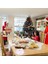 12X Noel Süslemeleri Altın Peçete Halkası Restoran Noel Partisi Için Dayanıklı Narin Geyik Peçete Halkası Tutucu (Yurt Dışından) 2