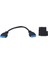 USB 3.0 19PIN Bir-Iki Hub Çip ve Modüler Kablo Tasarımı Hub (Yurt Dışından) 2