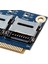 Mini Pci-E Adaptörü 2 SSD HDD Dizüstü Bilgisayar Için Çift Micro- Sd Sdhc Sdxc Tf (Yurt Dışından) 5