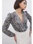 Leopar Desenli Bodysuit - Siyah 1
