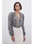 Leopar Desenli Bodysuit - Siyah 2