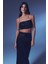 Askılı Payetli Crop Bluz - Siyah 1